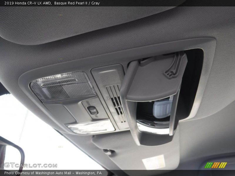 Basque Red Pearl II / Gray 2019 Honda CR-V LX AWD