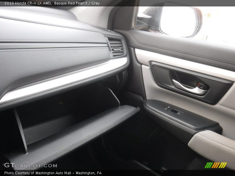 Basque Red Pearl II / Gray 2019 Honda CR-V LX AWD
