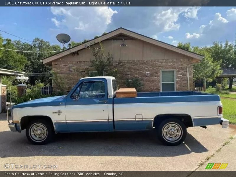  1981 C/K C10 Silverado Regular Cab Light Blue Metallic