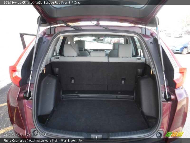 Basque Red Pearl II / Gray 2019 Honda CR-V LX AWD