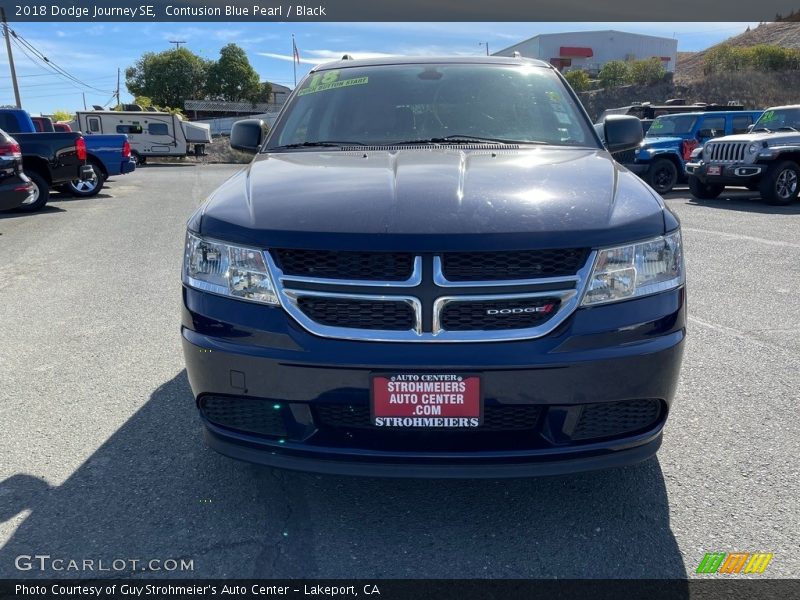 Contusion Blue Pearl / Black 2018 Dodge Journey SE