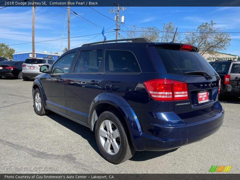 Contusion Blue Pearl / Black 2018 Dodge Journey SE