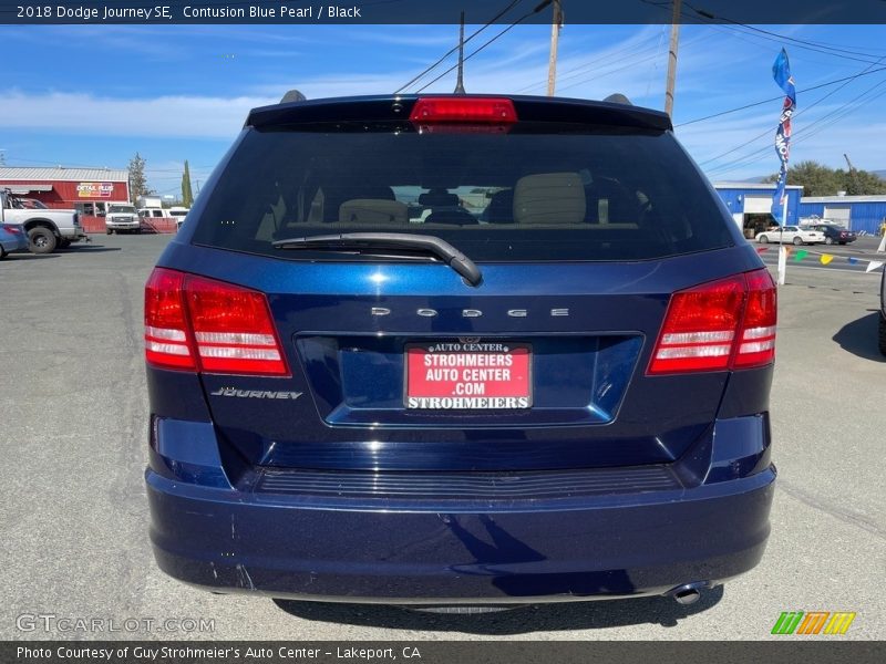 Contusion Blue Pearl / Black 2018 Dodge Journey SE