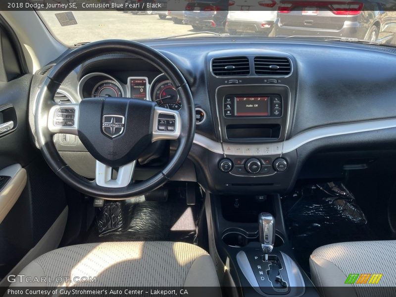 Contusion Blue Pearl / Black 2018 Dodge Journey SE