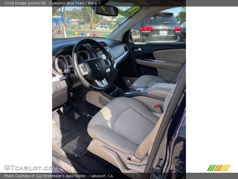 Contusion Blue Pearl / Black 2018 Dodge Journey SE