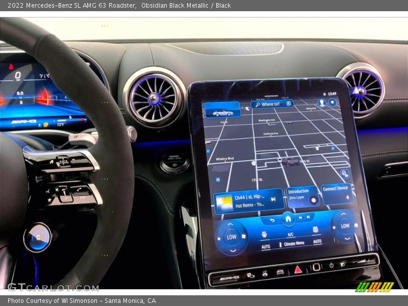 Navigation of 2022 SL AMG 63 Roadster