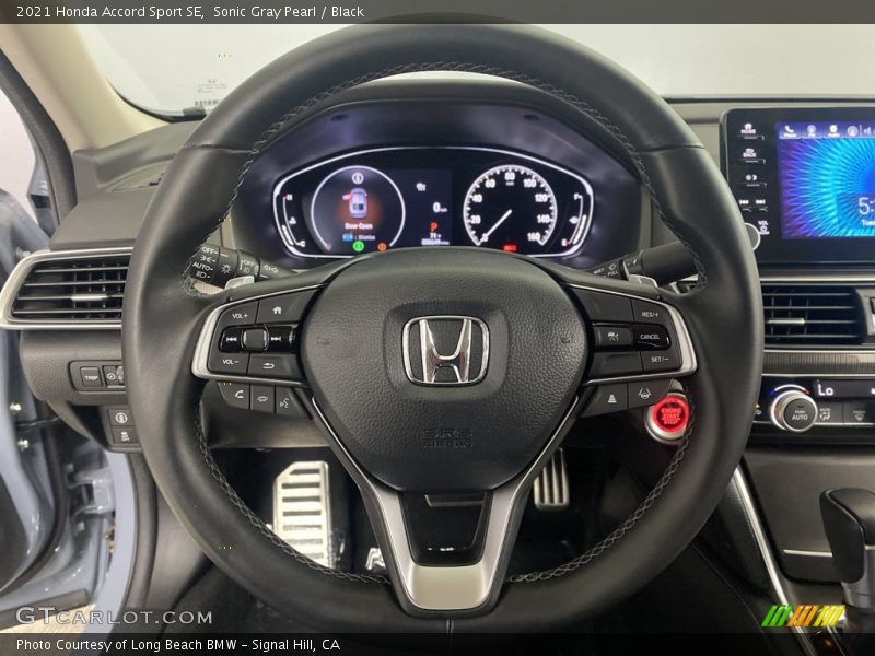 Sonic Gray Pearl / Black 2021 Honda Accord Sport SE