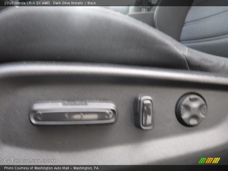 Dark Olive Metallic / Black 2018 Honda CR-V EX AWD