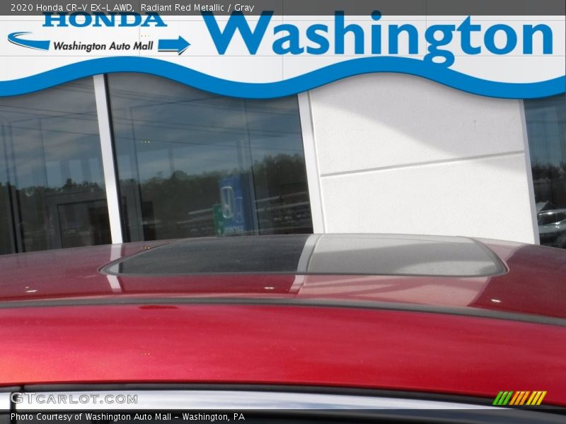 Radiant Red Metallic / Gray 2020 Honda CR-V EX-L AWD