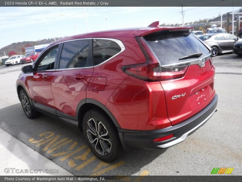 Radiant Red Metallic / Gray 2020 Honda CR-V EX-L AWD