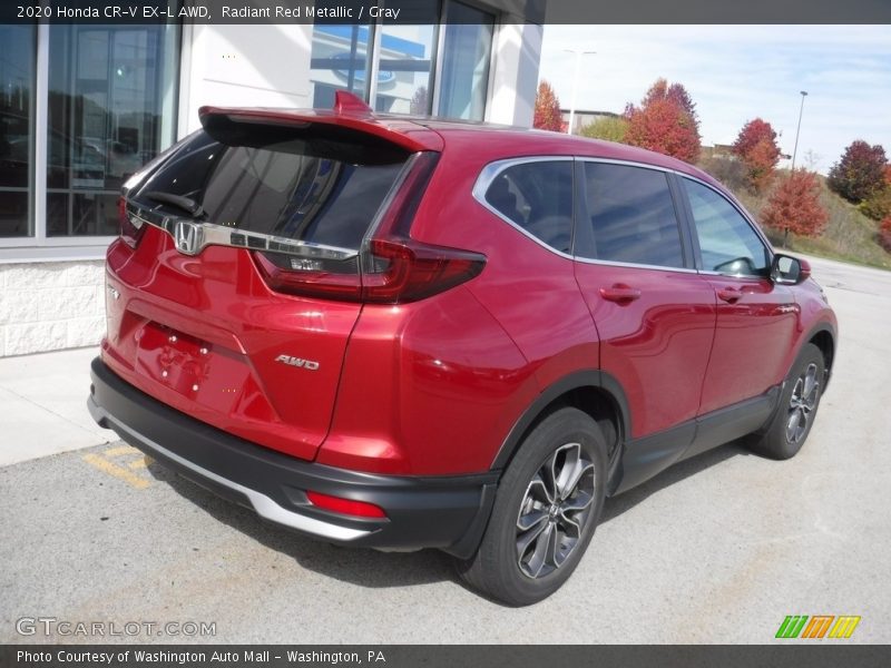 Radiant Red Metallic / Gray 2020 Honda CR-V EX-L AWD