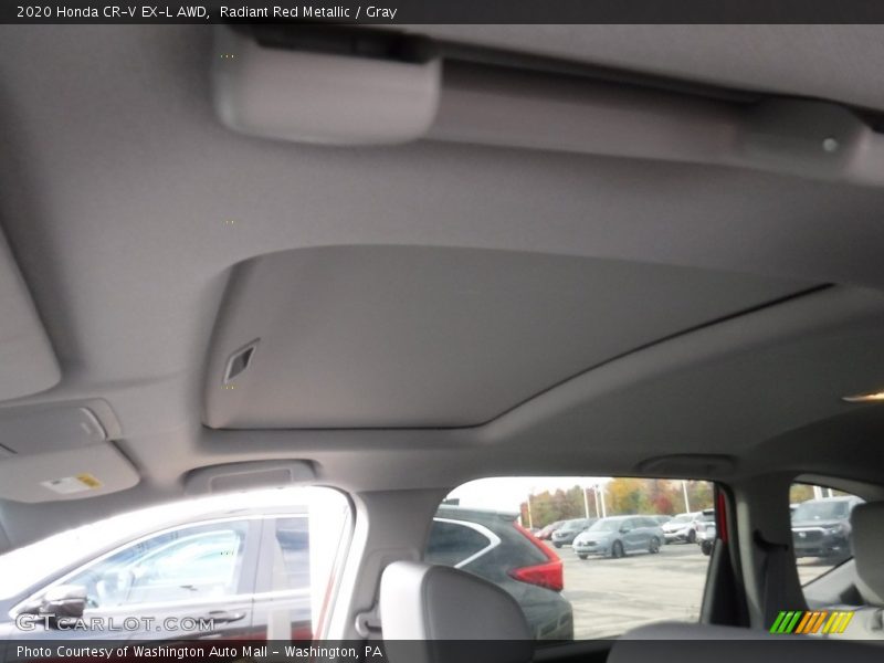 Radiant Red Metallic / Gray 2020 Honda CR-V EX-L AWD