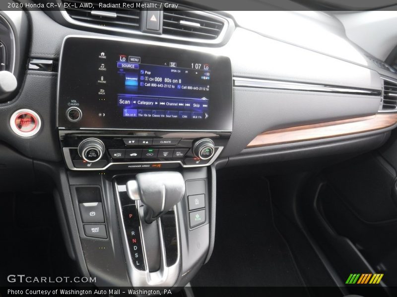 Radiant Red Metallic / Gray 2020 Honda CR-V EX-L AWD