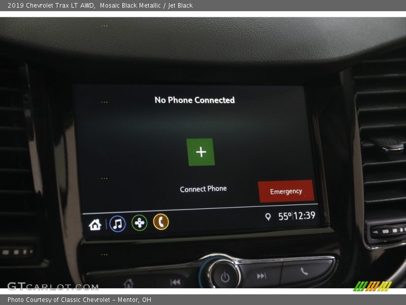 Mosaic Black Metallic / Jet Black 2019 Chevrolet Trax LT AWD