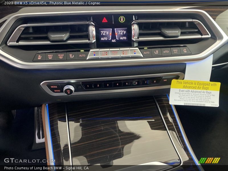 Phytonic Blue Metallic / Cognac 2023 BMW X5 xDrive45e