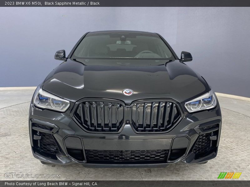 Black Sapphire Metallic / Black 2023 BMW X6 M50i