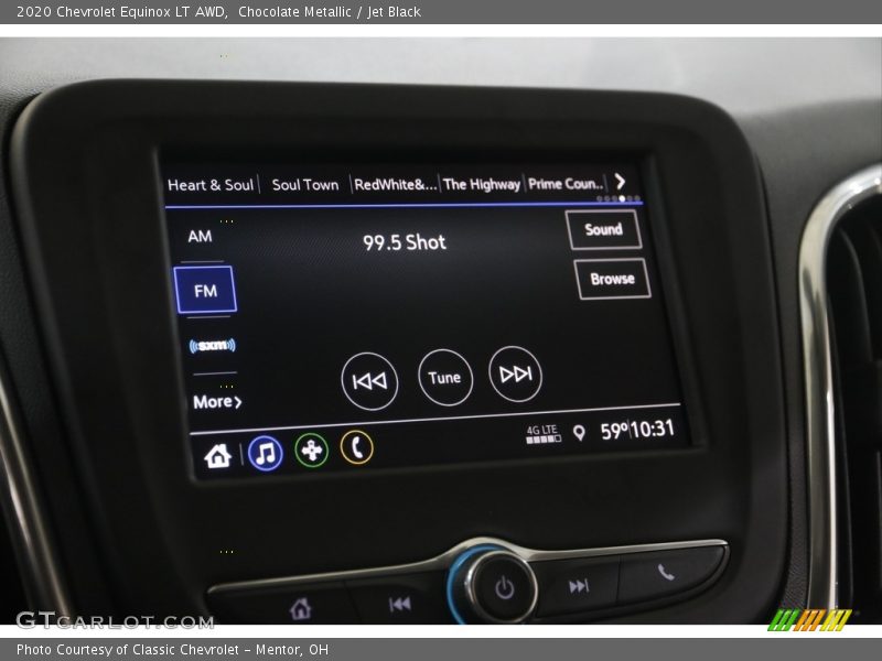 Chocolate Metallic / Jet Black 2020 Chevrolet Equinox LT AWD