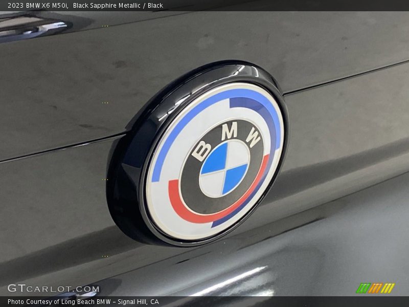 Black Sapphire Metallic / Black 2023 BMW X6 M50i