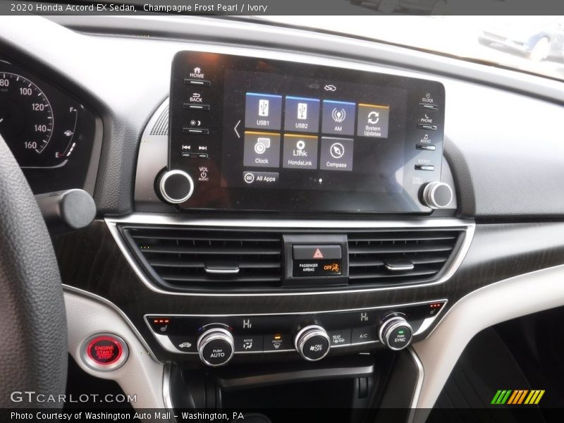 Champagne Frost Pearl / Ivory 2020 Honda Accord EX Sedan