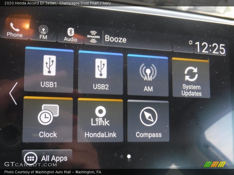 Champagne Frost Pearl / Ivory 2020 Honda Accord EX Sedan