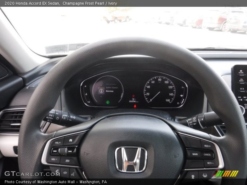 Champagne Frost Pearl / Ivory 2020 Honda Accord EX Sedan