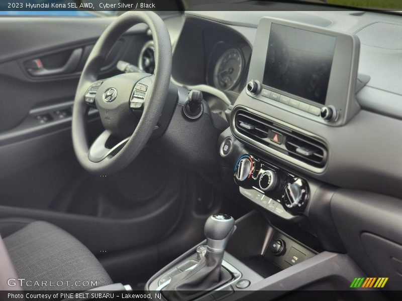 Cyber Silver / Black 2023 Hyundai Kona SEL AWD