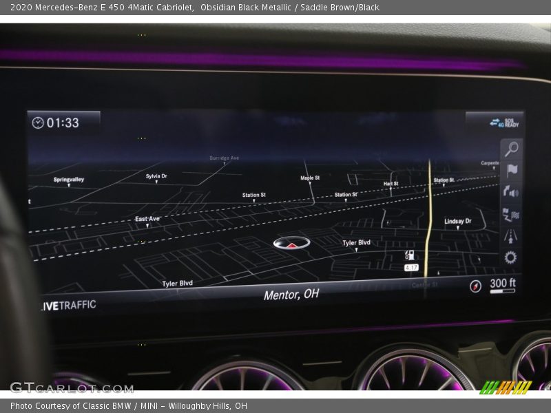 Navigation of 2020 E 450 4Matic Cabriolet