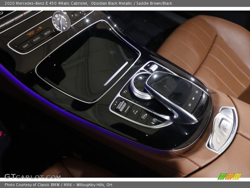 Obsidian Black Metallic / Saddle Brown/Black 2020 Mercedes-Benz E 450 4Matic Cabriolet