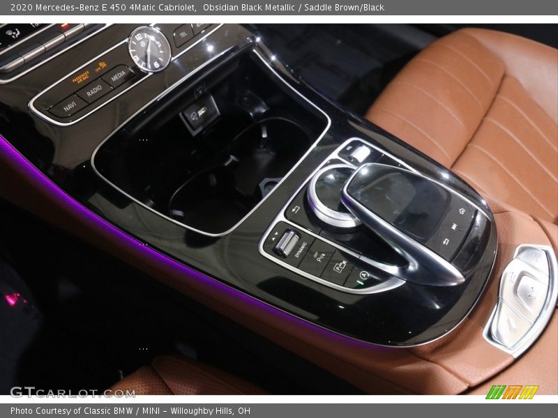 Obsidian Black Metallic / Saddle Brown/Black 2020 Mercedes-Benz E 450 4Matic Cabriolet