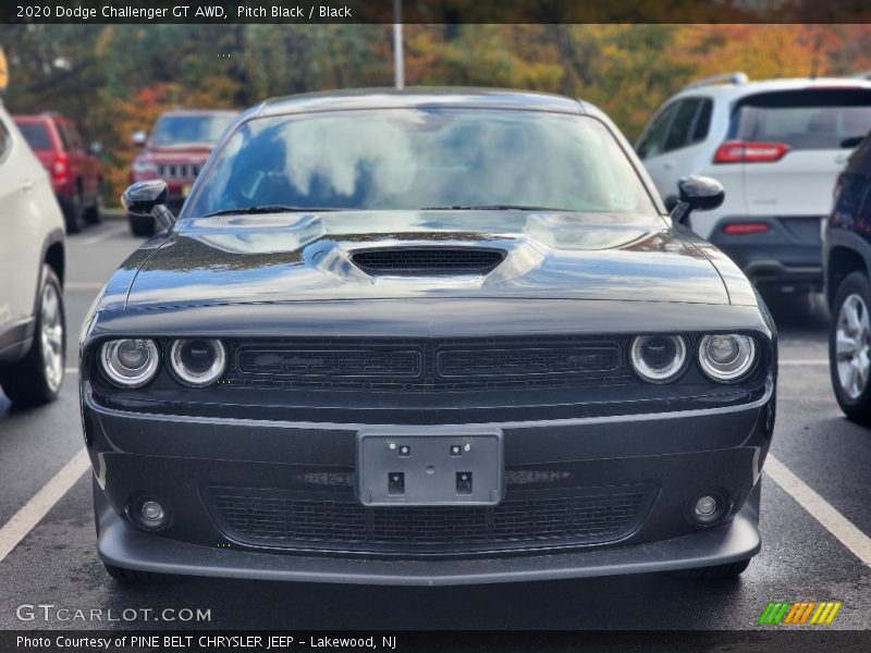 Pitch Black / Black 2020 Dodge Challenger GT AWD
