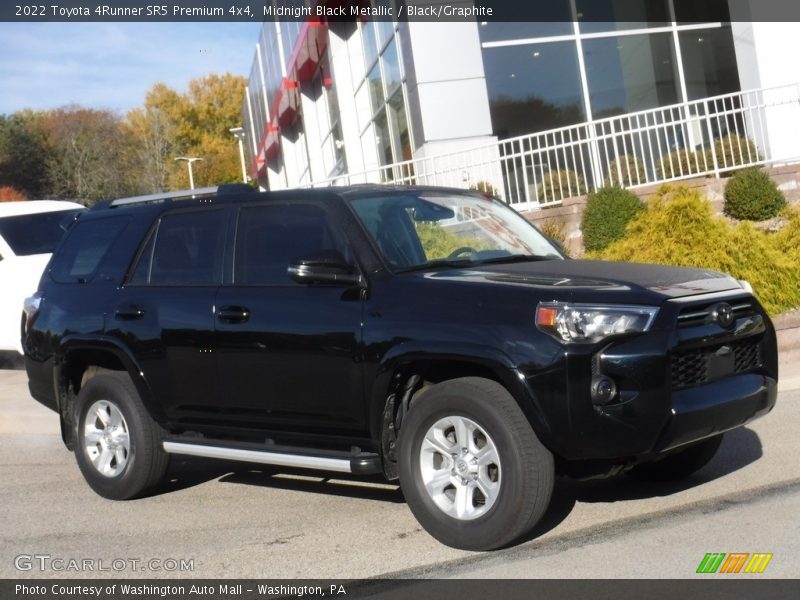 Midnight Black Metallic / Black/Graphite 2022 Toyota 4Runner SR5 Premium 4x4