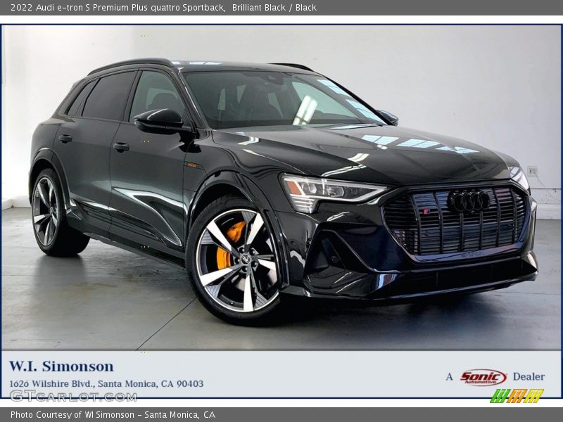 Brilliant Black / Black 2022 Audi e-tron S Premium Plus quattro Sportback