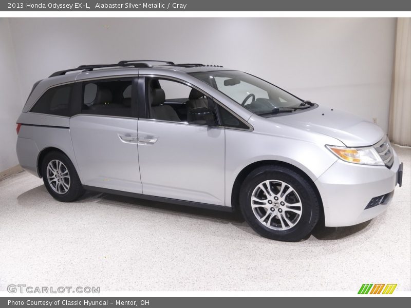 Alabaster Silver Metallic / Gray 2013 Honda Odyssey EX-L