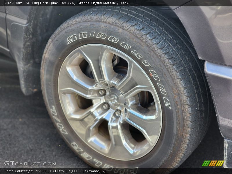Granite Crystal Metallic / Black 2022 Ram 1500 Big Horn Quad Cab 4x4