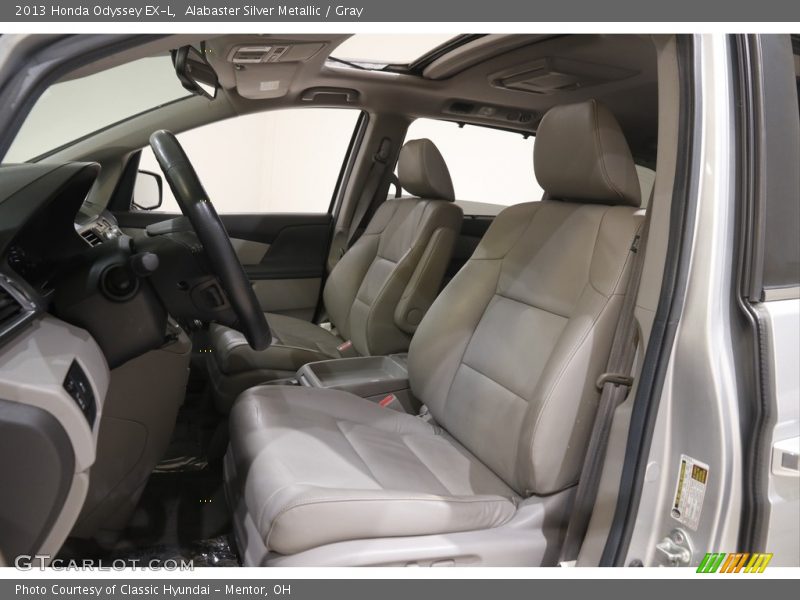 Alabaster Silver Metallic / Gray 2013 Honda Odyssey EX-L