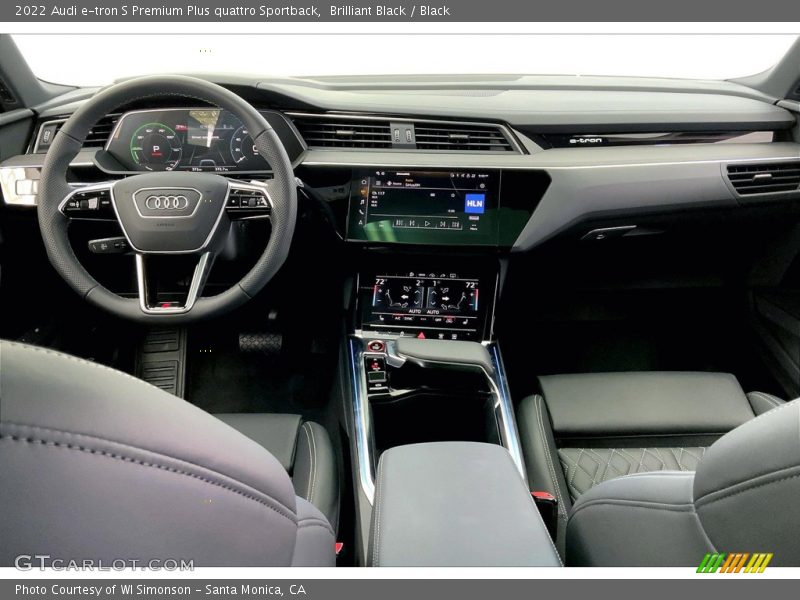Dashboard of 2022 e-tron S Premium Plus quattro Sportback