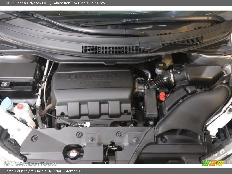 Alabaster Silver Metallic / Gray 2013 Honda Odyssey EX-L