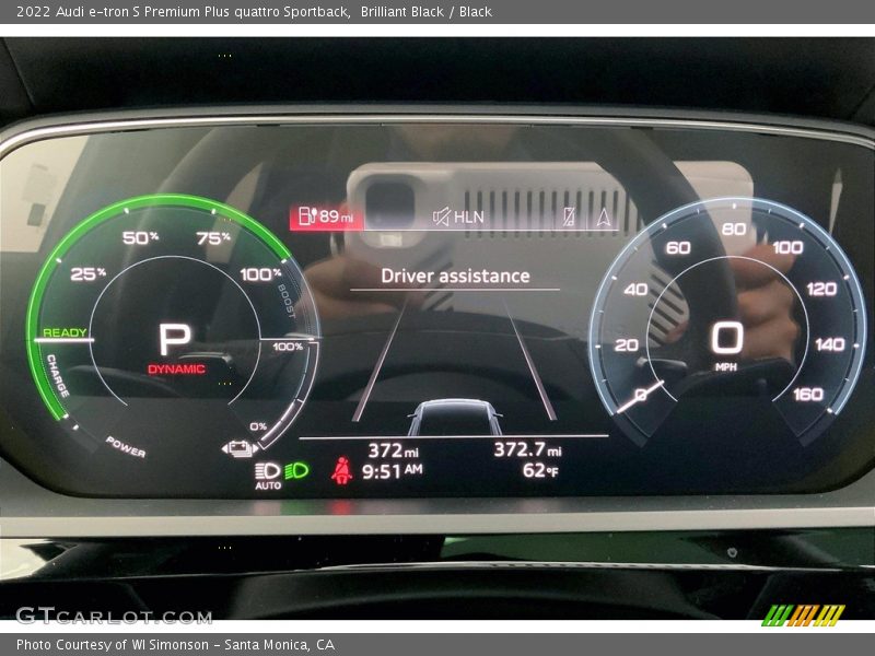  2022 e-tron S Premium Plus quattro Sportback S Premium Plus quattro Sportback Gauges