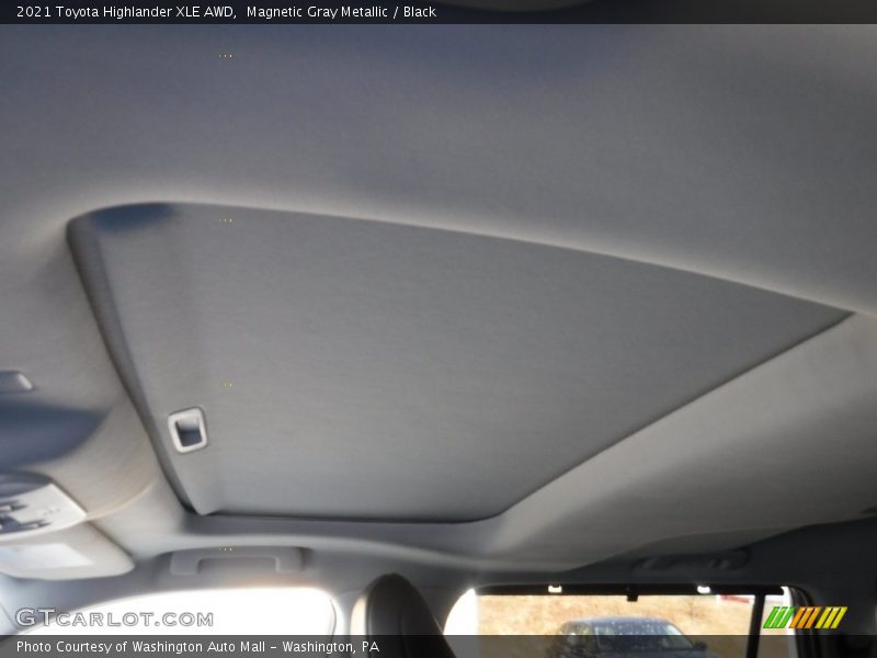 Magnetic Gray Metallic / Black 2021 Toyota Highlander XLE AWD