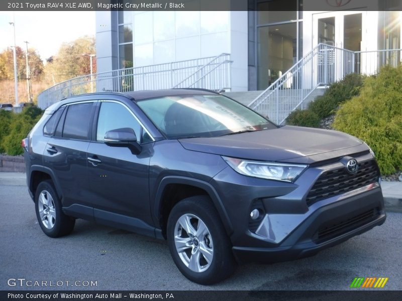 Magnetic Gray Metallic / Black 2021 Toyota RAV4 XLE AWD