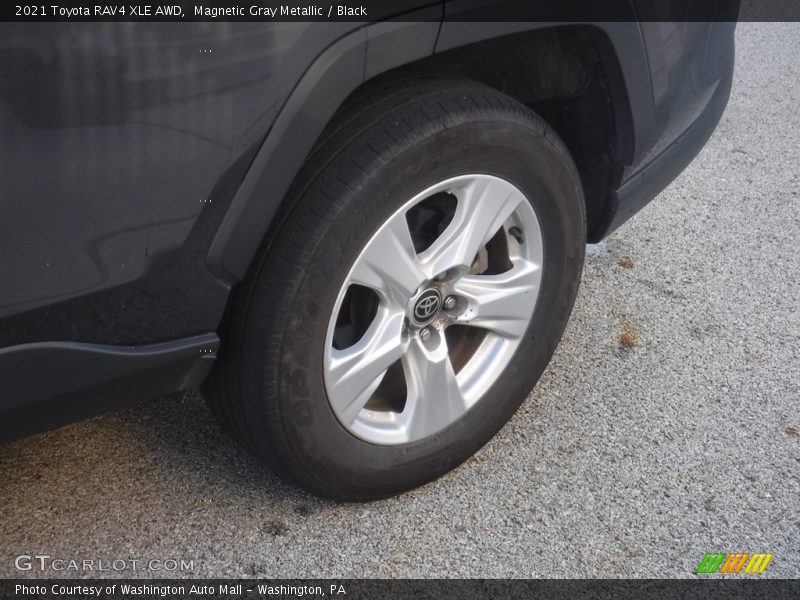 Magnetic Gray Metallic / Black 2021 Toyota RAV4 XLE AWD