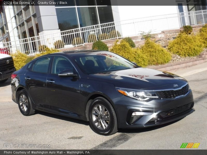 Gravity Gray / Black 2020 Kia Optima LX