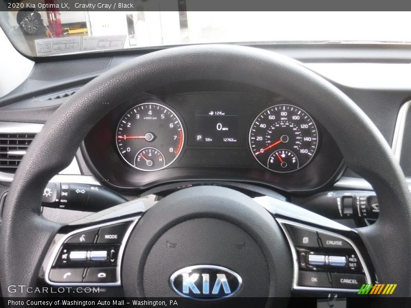 Gravity Gray / Black 2020 Kia Optima LX