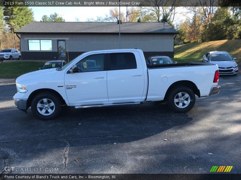 Bright White / Black/Diesel Gray 2019 Ram 1500 Classic SLT Crew Cab 4x4