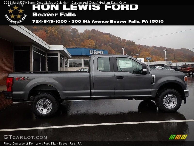 Carbonized Gray / Medium Earth Gray 2022 Ford F350 Super Duty XL SuperCab 4x4