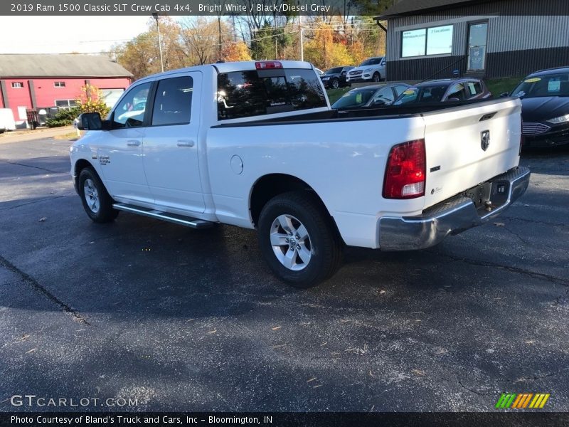 Bright White / Black/Diesel Gray 2019 Ram 1500 Classic SLT Crew Cab 4x4