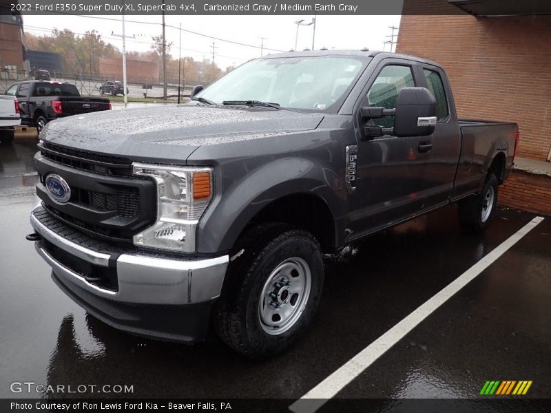 Carbonized Gray / Medium Earth Gray 2022 Ford F350 Super Duty XL SuperCab 4x4