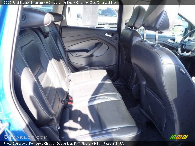Lightning Blue / Chromite Gray/Charcoal Black 2019 Ford Escape Titanium 4WD