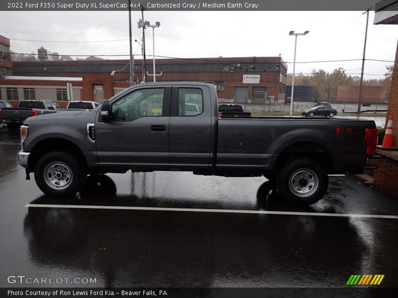 Carbonized Gray / Medium Earth Gray 2022 Ford F350 Super Duty XL SuperCab 4x4