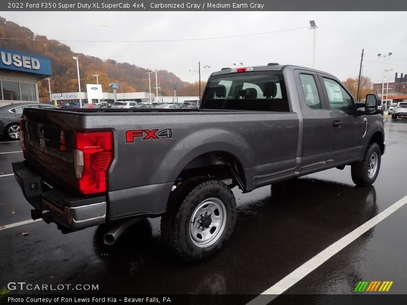 Carbonized Gray / Medium Earth Gray 2022 Ford F350 Super Duty XL SuperCab 4x4